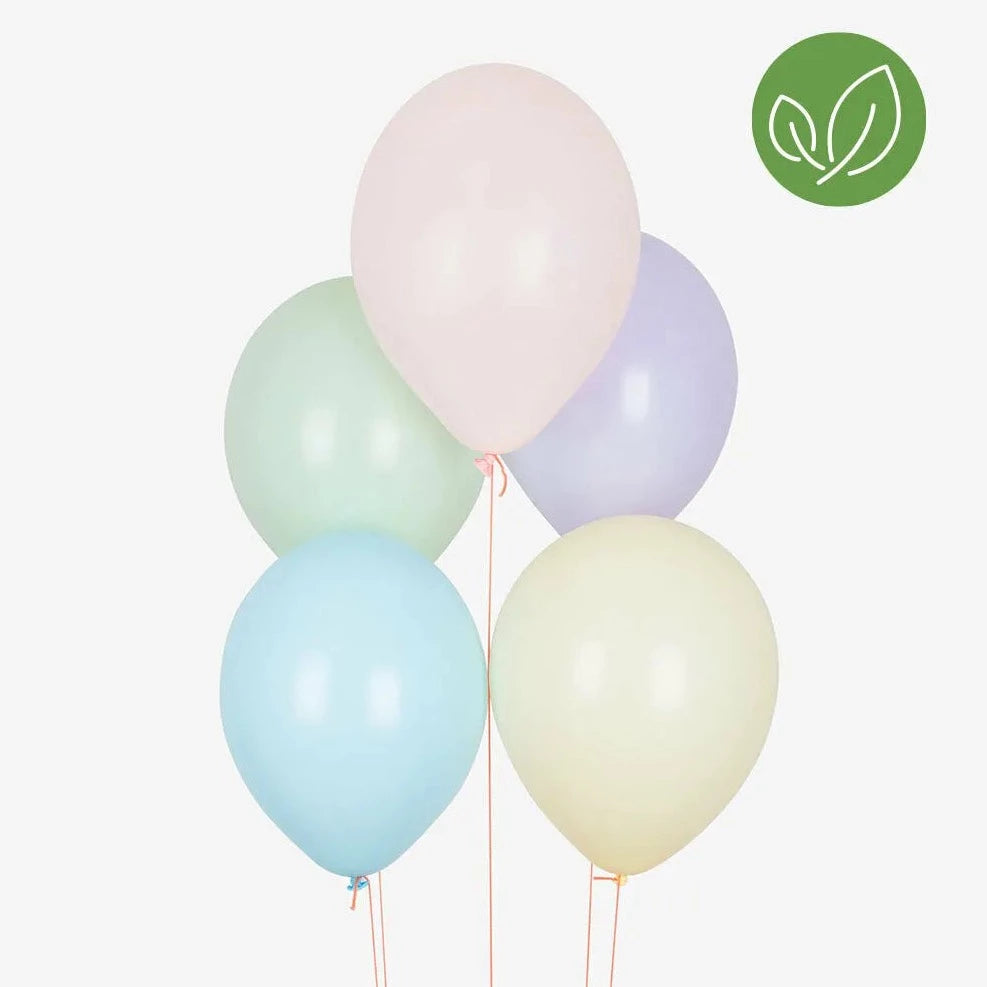 10 BALLONS - MIX PASTEL