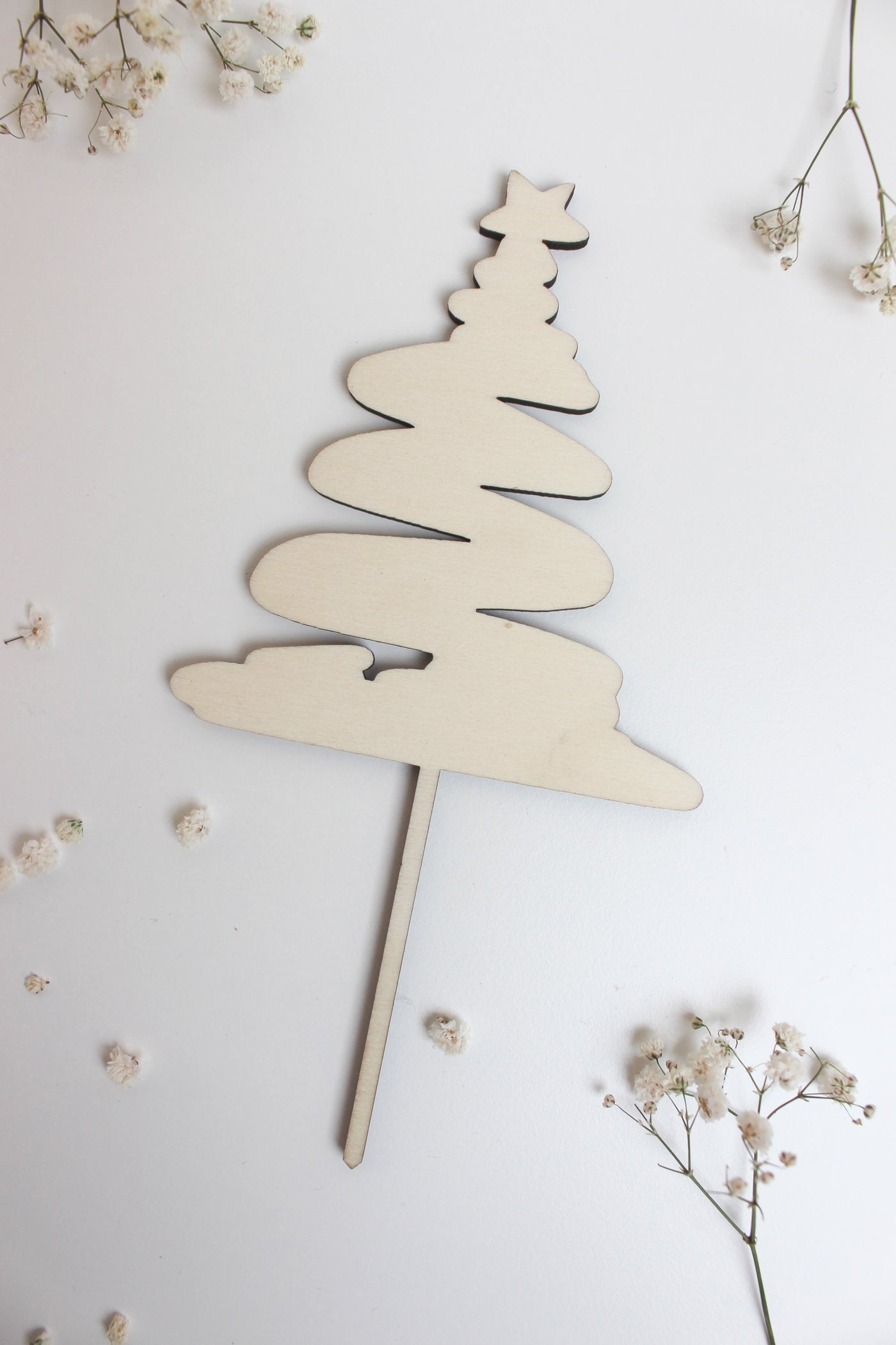 Caketopper aus Holz "Tannenbaum"