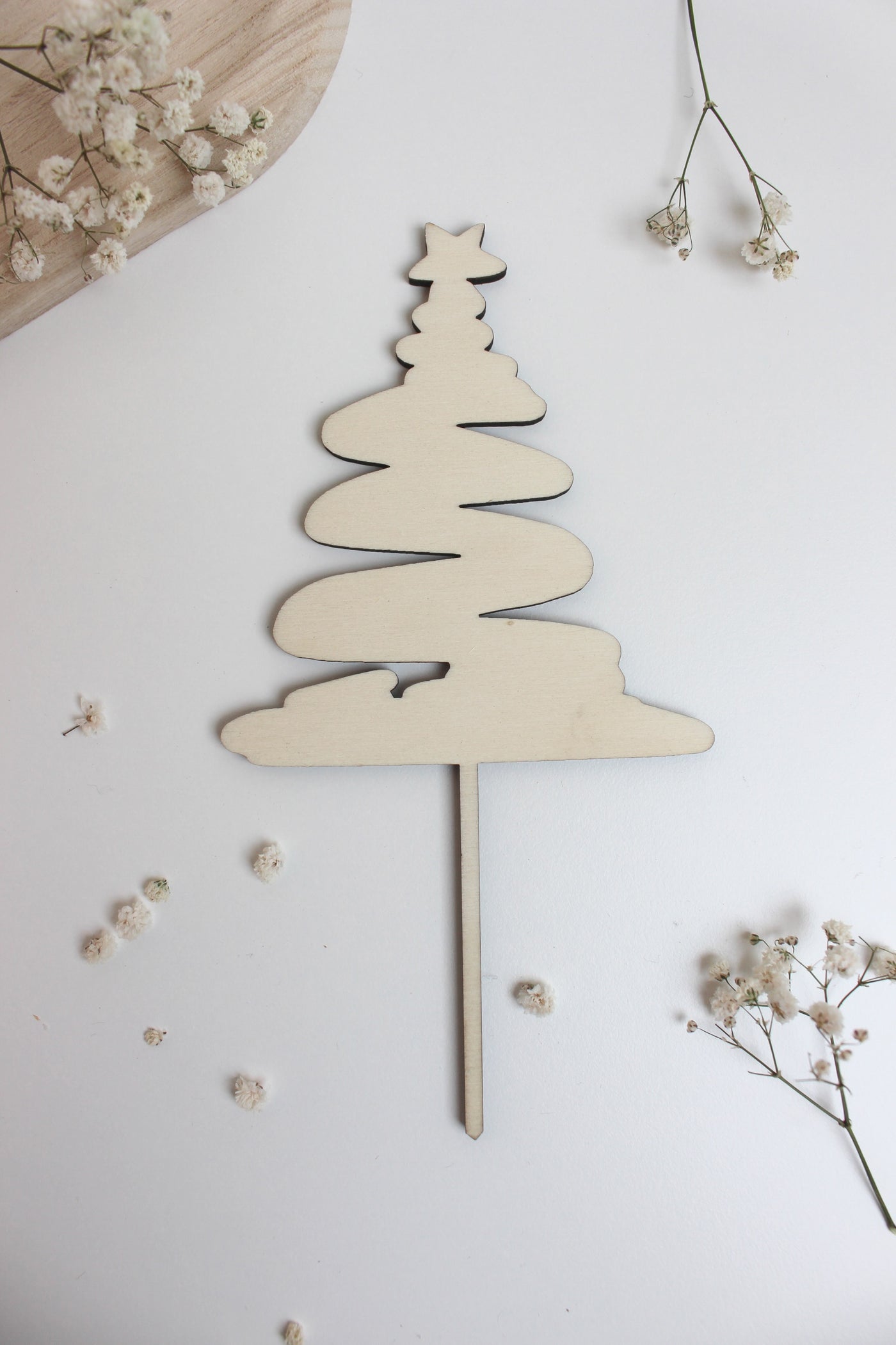 Caketopper aus Holz "Tannenbaum"